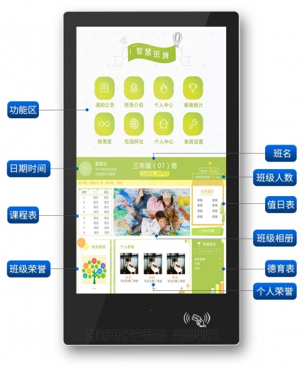 智慧电子班牌在学校文化宣传中的作用